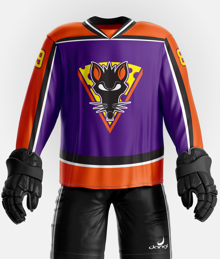 CT Rink Rats Jersey Home(Purple) Dangl Hockey